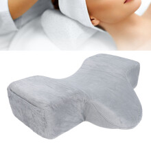 Eyelash Extension Pillow - Memory Foam U Shaped Neck Support Gray, 47x20x12cm