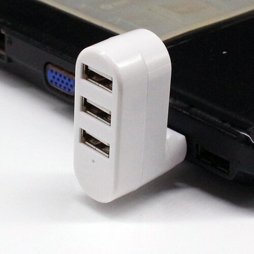 Hub giratorio USB 3.0 de 3 puertos: 2  USB 2.0 + 1  USB 3.0 2