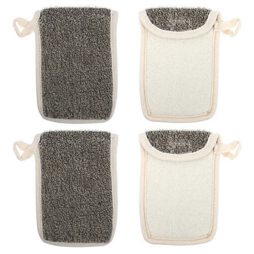 8Pcs Linen Soap Net Durable Exfoliating Mesh Soap Pouch for Shower 1