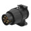 Copper Pins Trailer Adapter, Electric Converter High Quality ABS Plastic Water Resistant Easy Installation Multi Application Secure Connection 8