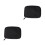 2Stk Data Cable Storage Case Mit Glattem Reißverschluss Schwarz 6