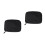 2Stk Data Cable Storage Case Mit Glattem Reißverschluss Schwarz 7