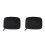 2Stk Data Cable Storage Case Mit Glattem Reißverschluss Schwarz 10