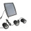 Adjustable Angle Solar Panel Pump Kit, Solar Powered Air Pump For Fish Tanks And Garden Pools, Auto On Off Lighting Compatible System With Multi 8