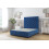Sloomy Mayfair Navy Plush Divan Bed Base 2 Drawers Same Side With 26" Strutted Headboard 4' Small Double 1