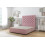 Sloomy Mayfair Pink Plush Divan Bed Base 2 Drawers Same Side With 26" Strutted Headboard 4' Small Double 1