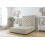 Sloomy Mayfair Cream Plush Divan Bed Base 2 Drawers Same Side With 26" Strutted Headboard 4'6 Double 1