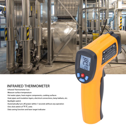 SNT550 Infrared Thermometer Gun, ABS, -50/550 2