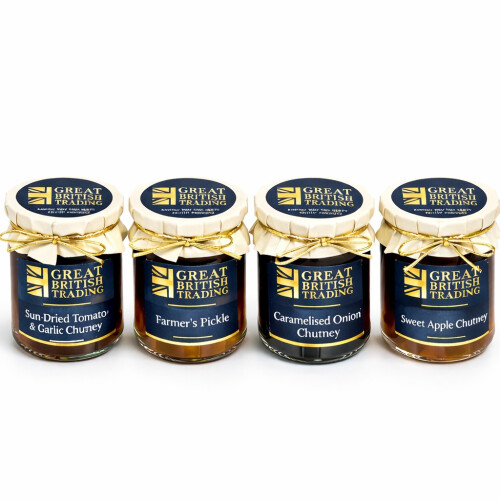Premium Chutney Selection, 4 Jars, 100-105g Each by Great British Trading.