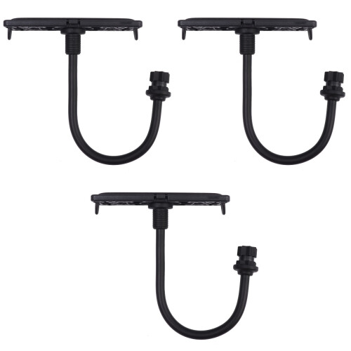 3Pcs Black Adjustable Fish Finder Holders for Boat Kayak Navigation 2