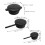 6Pcs Dollhouse Mini Kitchen Accessories Black Alloy Tiny Cooking Set 11