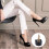 High Heel Tips Replacement Caps 20 Pairs U-Shape Black 5 6