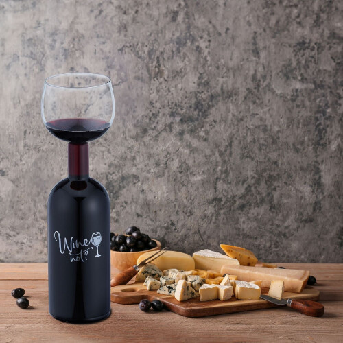 Wine Bottle Glass 750ml - Fun Gift for Wine Lovers 1