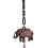 Windspiel 2er Set, Metall mit Elefantenfigur 5