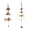 Windspiel 2er Set, Metall mit Elefantenfigur 7