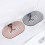 2Pcs Coffee Plastic Soap Dish Holder Wall Mounted Bathroom Storage Box 2