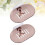 2Pcs Coffee Plastic Soap Dish Holder Wall Mounted Bathroom Storage Box 5