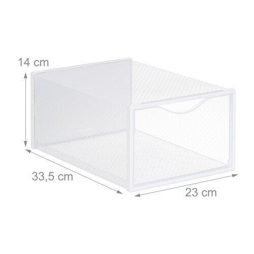 Transparente Schuhaufbewahrungsboxen, 12er-Set 2