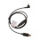 Cabo de programação USB Baofeng com conector de 2 pinos, universal, plug and play, compatível com sistemas operacionais de 32 e 64 bits e diversas 2