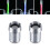 Silver LED Water Faucet Tap ABS Temperature Sensor Rgb Light 6