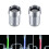 Silver LED Water Faucet Tap ABS Temperature Sensor Rgb Light 8