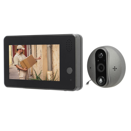 Remote Control Smart Security Camera, Digital Door Viewer With HD Surveillance Night Vision Function LCD Screen Display And Wireless Convenience 2