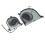Aluminium Alloy Material for MSI PS63Modern8RC8SC MS-16S1, Easy Installation Notebook Computer Cooler Fan with Efficient Cooling, Replacement 8