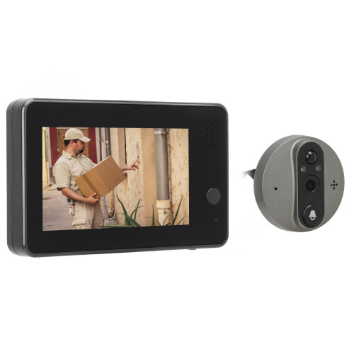 Remote Control Smart Security Camera, Digital Door Viewer With HD Surveillance Night Vision Function LCD Screen Display And Wireless Convenience 1