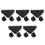40Pcs Durable Black Plastic Speaker Corner Protective Guards 9
