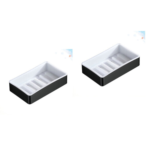 2Pcs Detachable Soap Dish Multi Color Soap Holder for Bathroom Kitchen 2