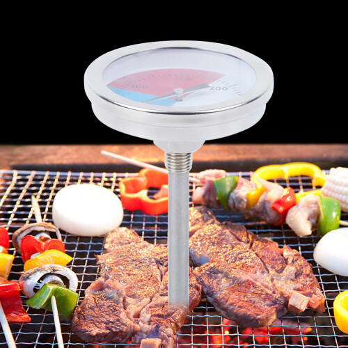 Θερμόμετρο με ένδειξη θερμότητας για BBQ, γρήγορη συσκευή μέτρησης με αδιάβροχη 1