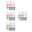 4Sets Plastic Pull String Flying Disc Toy Kids Outdoor Fun 8