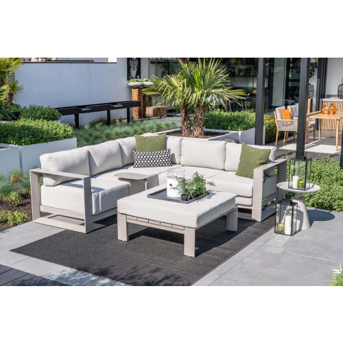 Levanto Garden Corner Group with Ottoman 1