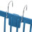 8Pcs Blue Plastic Wall Planter Basket with Hooks for Outdoor Use 7