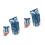 8Pcs Blue Plastic Wall Planter Basket with Hooks for Outdoor Use 9