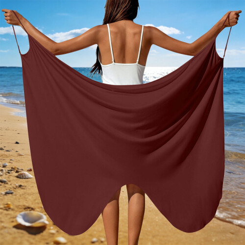Women's Spaghetti Strap Wrap Dress Lightweight Beach