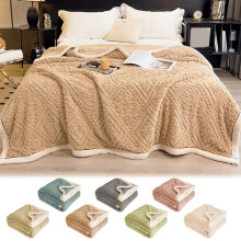 Coperta ponderata, trapunta estiva in pile di flanella extra spessa, coperta rinfrescante che trasferisce il calore per mantenere il corpo fresco e