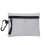 Women's leather bifold wallet with RFID blocking, zipper 1