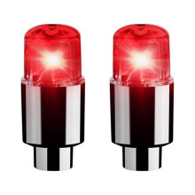 LED-buitenverlichting voor auto's, rood, intelligent, dubbele sensor, 2 stuks