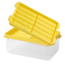 Bandejas para cubitos de hielo, caja de hielo para refrigerador Bingge de PP apto para alimentos, bola de hielo con tapa y tira para cubitos de hielo