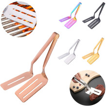 BBQ Tongs Stainless Steel 10 Inch Heat-Resistant Serrated