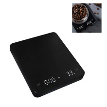 Digital Food Scale 3000g LCD Display 15x13x22.5cm Black