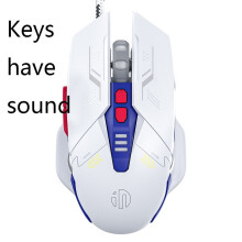 INPHIC W9Kabelbaseret Gamingmus4-hastighedsjusterbar DPI Lysjusteringsmus Gaming Makro Farverig Åndedrætslyseffekt Ergonomisk