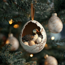 Decorazioni per l'albero di Natale: cuccioli di animali, dinosauri, serpenti e uova – Decorazioni festive per le vacanze