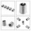 Wire Thread Insert Sleeve Bushing Screw Protective Coil Elasticity Thread Inserts Thread Repair Kit Stainless Steel SS304Female Thread Fastener 3