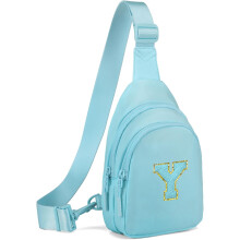 Small Initial Sling Bag for Girls & Women - Cute Crossbody Fanny Pack Birthday Gifts for 7 8 9 10 11 12 13 Year Old Girls