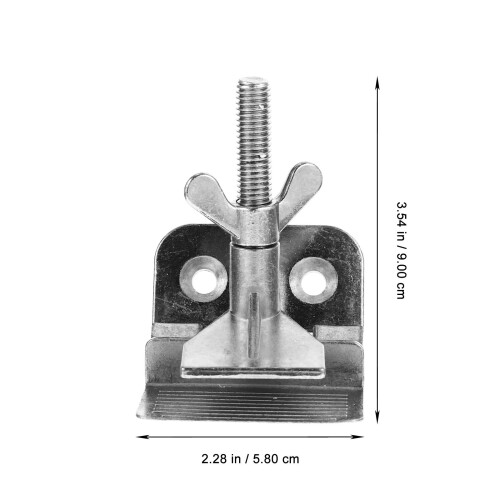 Worgeous Diy Tool Galvanized Steel Silver 1set 3.5x2.3x2.0in 1