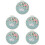 5Sets Assorted Color Embroidery Thread Kit DIY Craft with Hoop 5