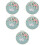5Sets Assorted Color Embroidery Thread Kit DIY Craft with Hoop 6