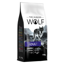 The Hunger of the Wolf Dry Dog Food - For All Breeds, Delicate Formula with Lamb and Rice, Adult - 14 kg (Pack of 1)